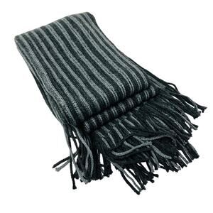 NEW! Michael Kors Skinny Knit Scarf Casual Winter Charcoal Gray OSFA